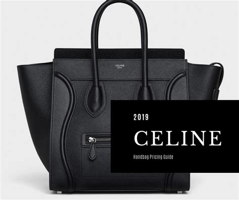 how much does a celine bag cost|Celine bag price list.